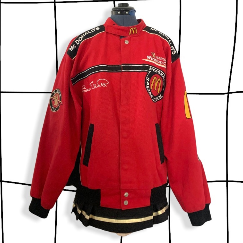 Vintage 90s McDonaldβs racing nascar bill Elliot jacket
